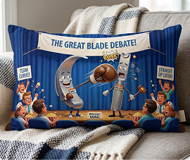 CRNA Gift Pillow – Anesthesia Laryngoscope Mac & Miller Blade Design Plush Pillow for CRNA Students & CRNA Graduates